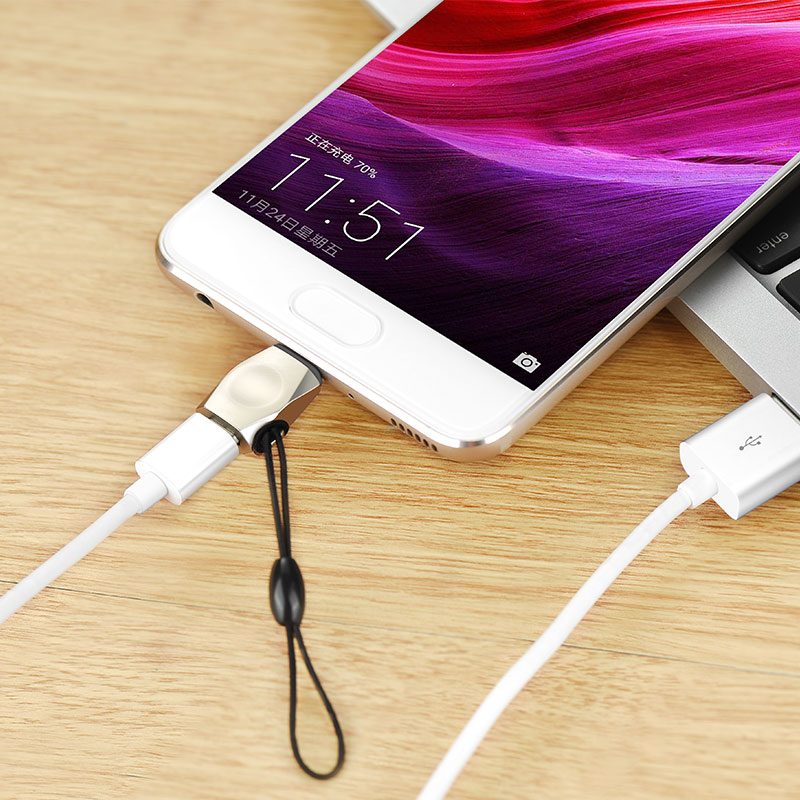 Adapter Type-C to Micro-USB «UA8» charging and data sync