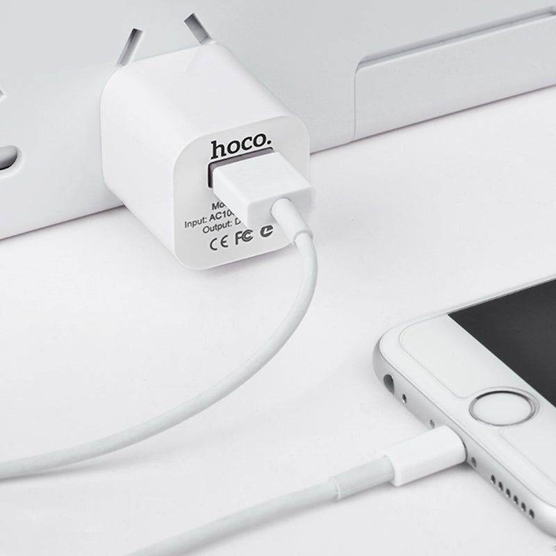 Wall charger “UH102” CN plug single USB charging adapter