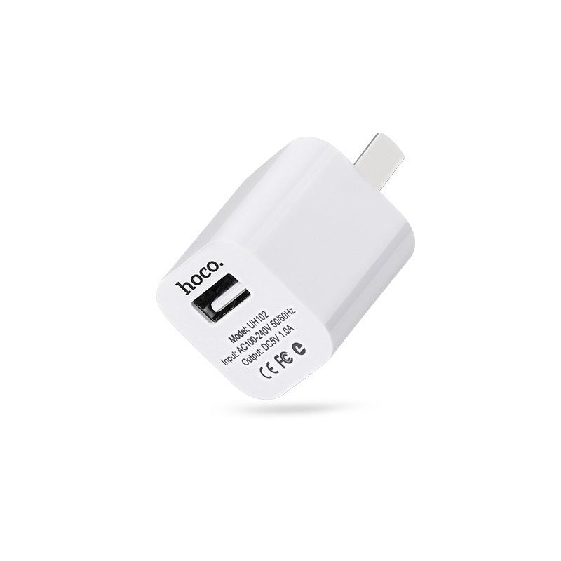 Wall charger “UH102” CN plug single USB charging adapter