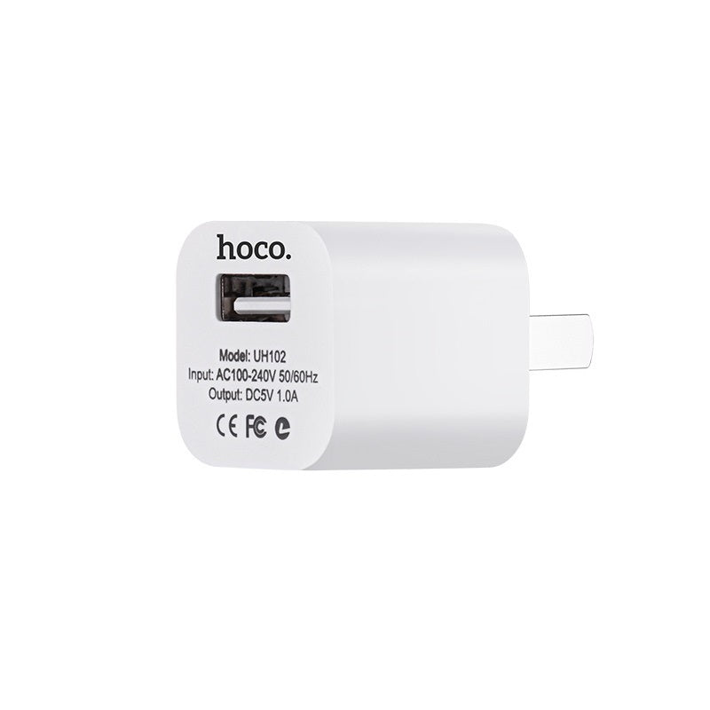 Wall charger “UH102” CN plug single USB charging adapter