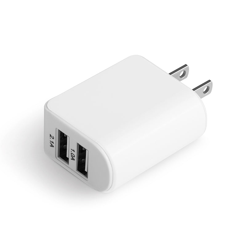 Wall charger “UH204” US plug dual USB charging adapter