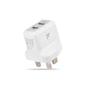 Wall charger “UH205” UK plug dual USB charging adapter