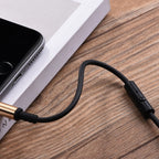 Cable 3.5mm to 3.5mm “UPA02” coiled audio AUX