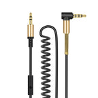Cable 3.5mm to 3.5mm “UPA02” coiled audio AUX