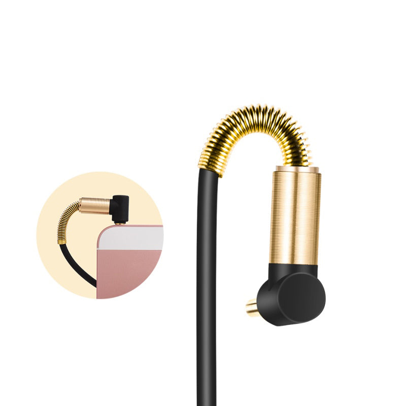Cable 3.5mm to 3.5mm “UPA02” coiled audio AUX