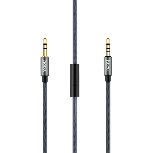 Cable 3.5mm to 3.5mm “UPA04 Noble sound” AUX with mic and button