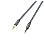 Cable 3.5mm to 3.5mm “UPA04 Noble sound” AUX with mic and button