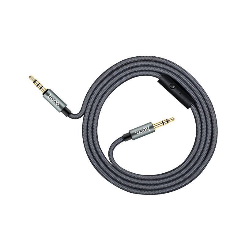 Cable 3.5mm to 3.5mm “UPA04 Noble sound” AUX with mic and button