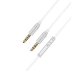 Cable 3.5mm to 3.5mm “UPA05 Yueyin” AUX with mic and button