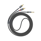 Cable dual RCA to 3.5mm “UPA10” audio plated plugs
