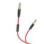 Cable 3.5mm to 3.5mm “UPA12” audio AUX TPE braid with microphone