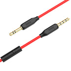 Cable 3.5mm to 3.5mm “UPA12” audio AUX TPE braid with microphone
