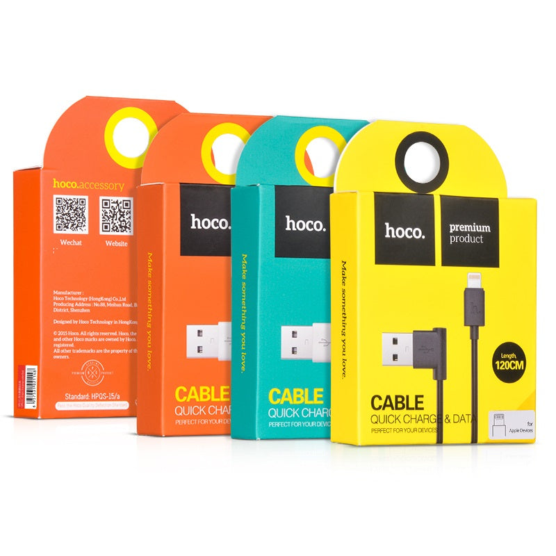 Cable USB to Lightning «UPL11» angled charging data sync