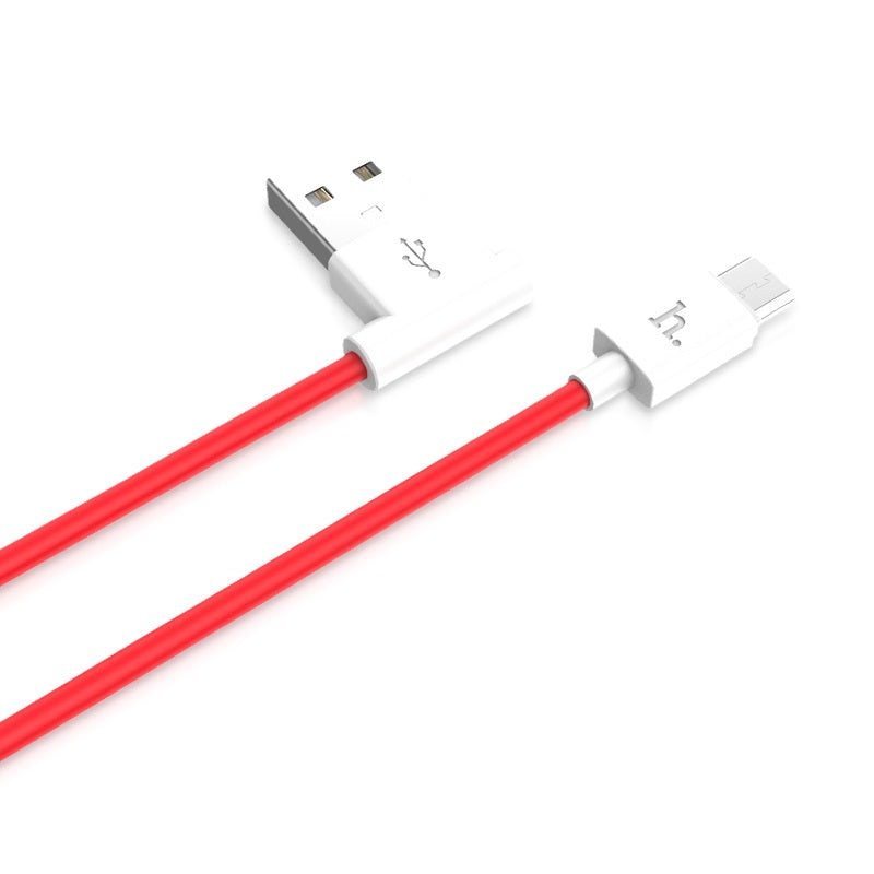 Cable USB to Micro-USB «UPM10» angled charging data sync