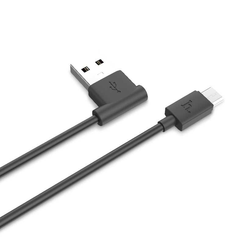 Cable USB to Micro-USB «UPM10» angled charging data sync