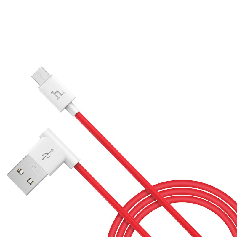 Cable USB to Micro-USB «UPM10» angled charging data sync