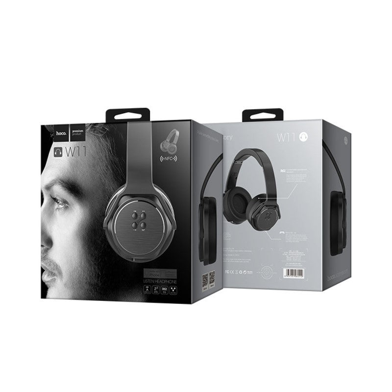 Headphones “W11 Listen” wireless and wired headset with mic