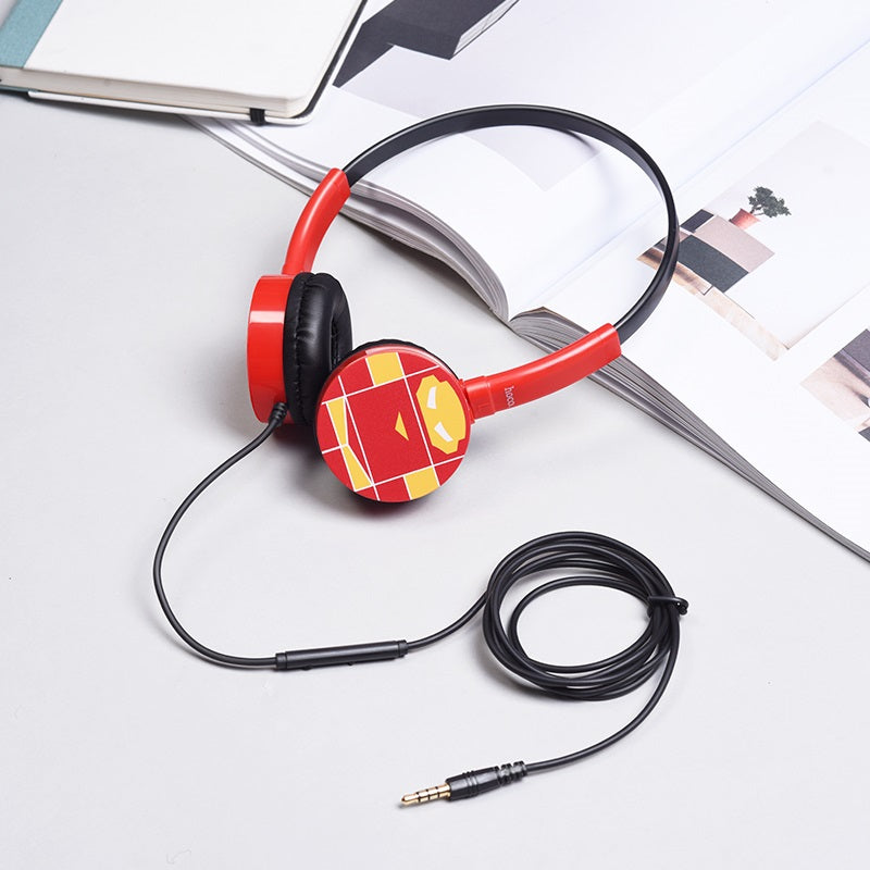 Wired headphones “W15 Exceptional sound” with mic adjustable head beam