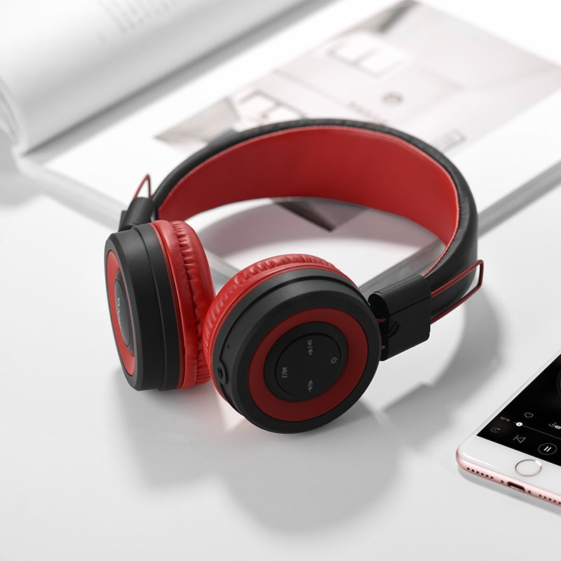 Headphones “W16 Cool motion” wireless and wired adjustable head beam