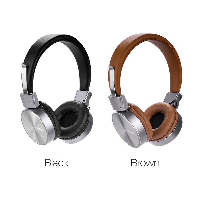 Wired headphones “W2” adjustable head beam with mic