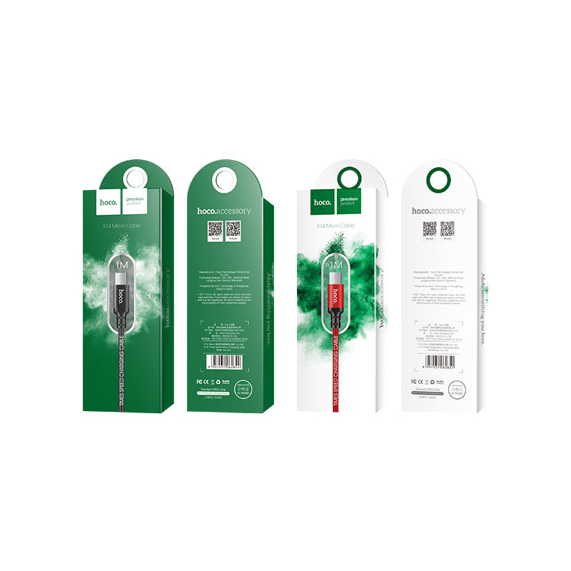 Cable «X14 Times speed» charging data Micro-USB