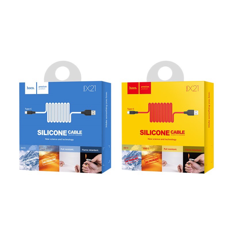 Cable «X21 Silicone» charging data USB to Type-C