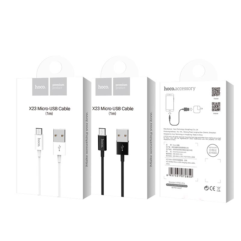 Cable “X23 Skilled” charging data Micro-USB