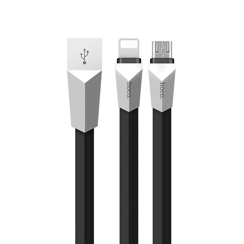 Cable USB to Lightning Micro-USB «X4» charging wire