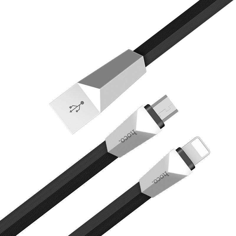 Cable USB to Lightning Micro-USB «X4» charging wire