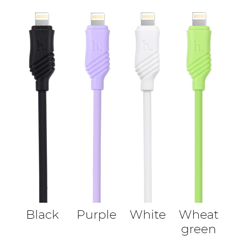 Cable USB to Lightning «X6 Khaki» charging data sync