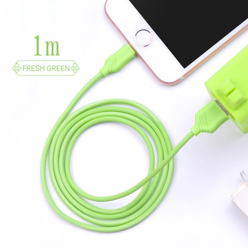 Cable USB to Lightning «X6 Khaki» charging data sync