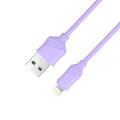 Cable USB to Lightning «X6 Khaki» charging data sync