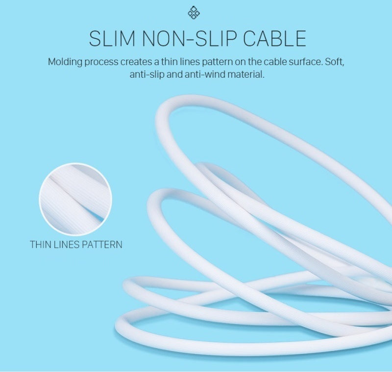 Cable USB to Lightning «X6 Khaki» charging data sync