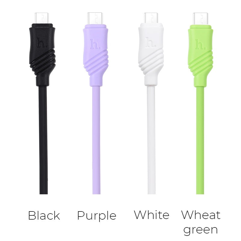 Cable USB to Micro-USB «X6 Khaki» charging data sync