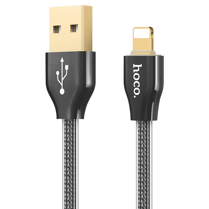 Cable USB to Lightning «X7 Golden» charging data sync