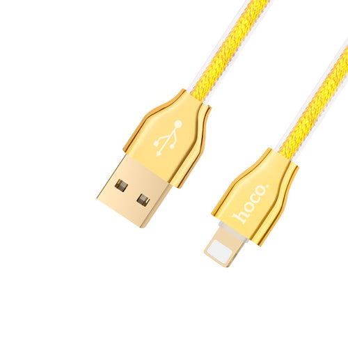 Cable USB to Lightning «X7 Golden» charging data sync