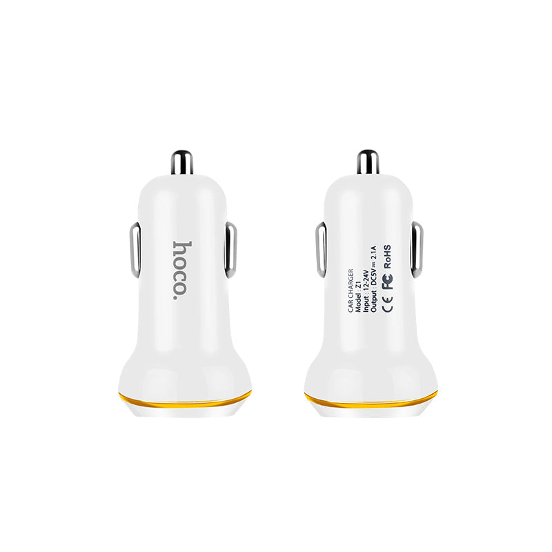 Car charger «Z1» dual USB sets with additional cable