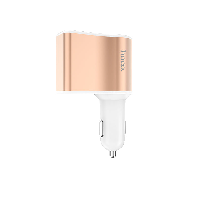 Car charger “Z10” digital display dual USB cigarette lighter slot