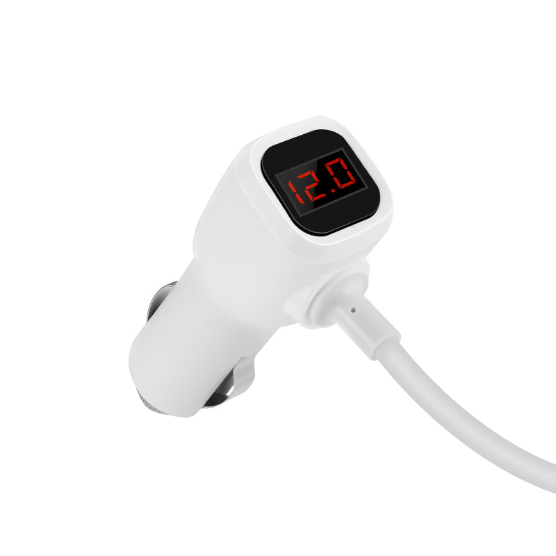 Car charger “Z13” dual USB three cigarette lighter ports