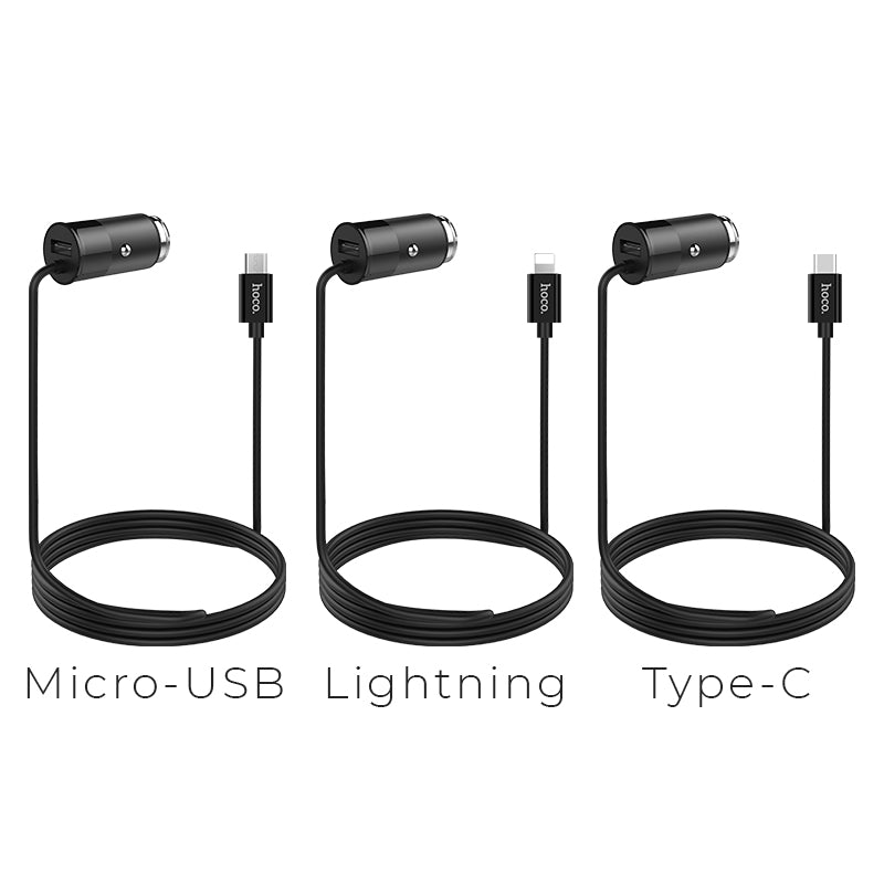 Car charger “Z17 Sure” single USB built-in cable