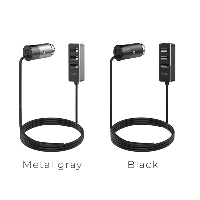 Car charger “Z17B Sure” four USB wired extender