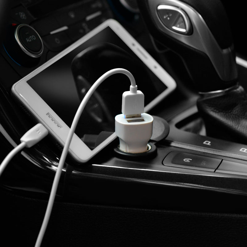 Car charger «Z2A» dual USB sets with additional cable