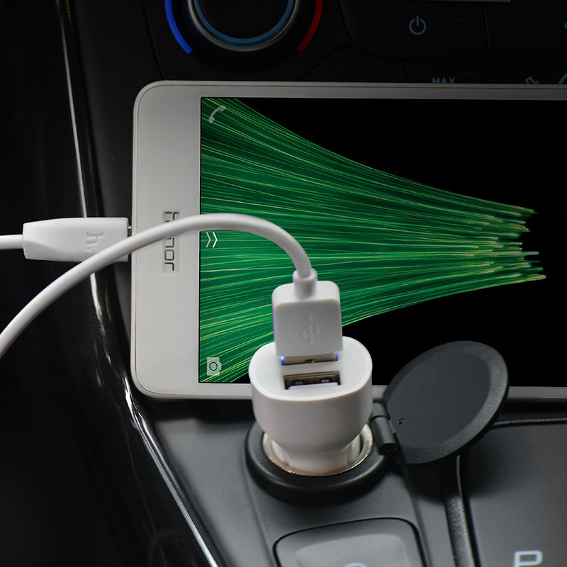 Car charger «Z2A» dual USB sets with additional cable