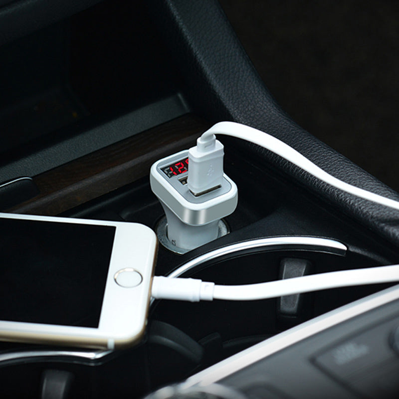 Car charger «Z3» digital display dual USB 3.1A