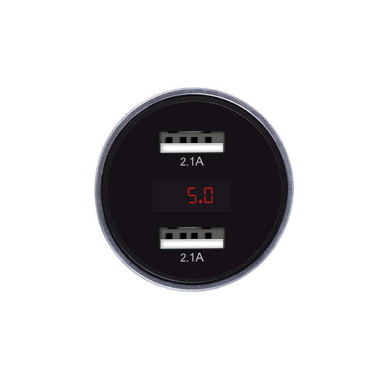 Car charger “Z9 Kingkong” digital display dual USB 2.1A